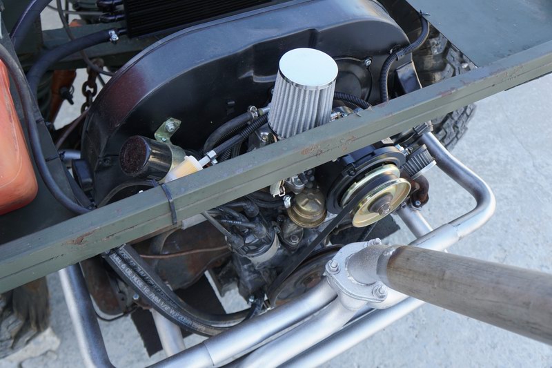 Custom Frame on a Haflinger drivetrain  with a   
 ..