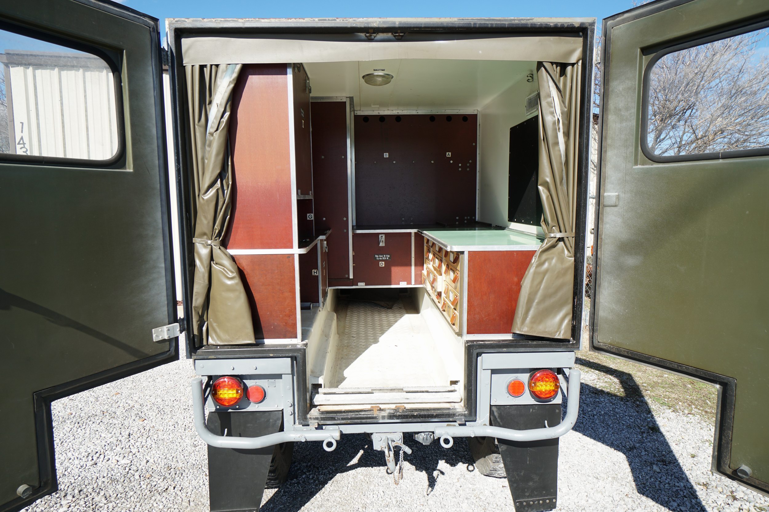 Former Swiss Army 712W Workshop Truck.  
Original ..