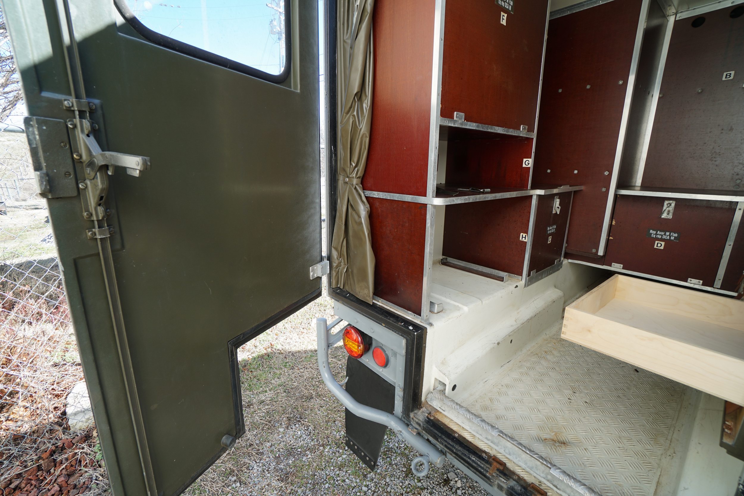 Former Swiss Army 712W Workshop Truck.  
Original ..