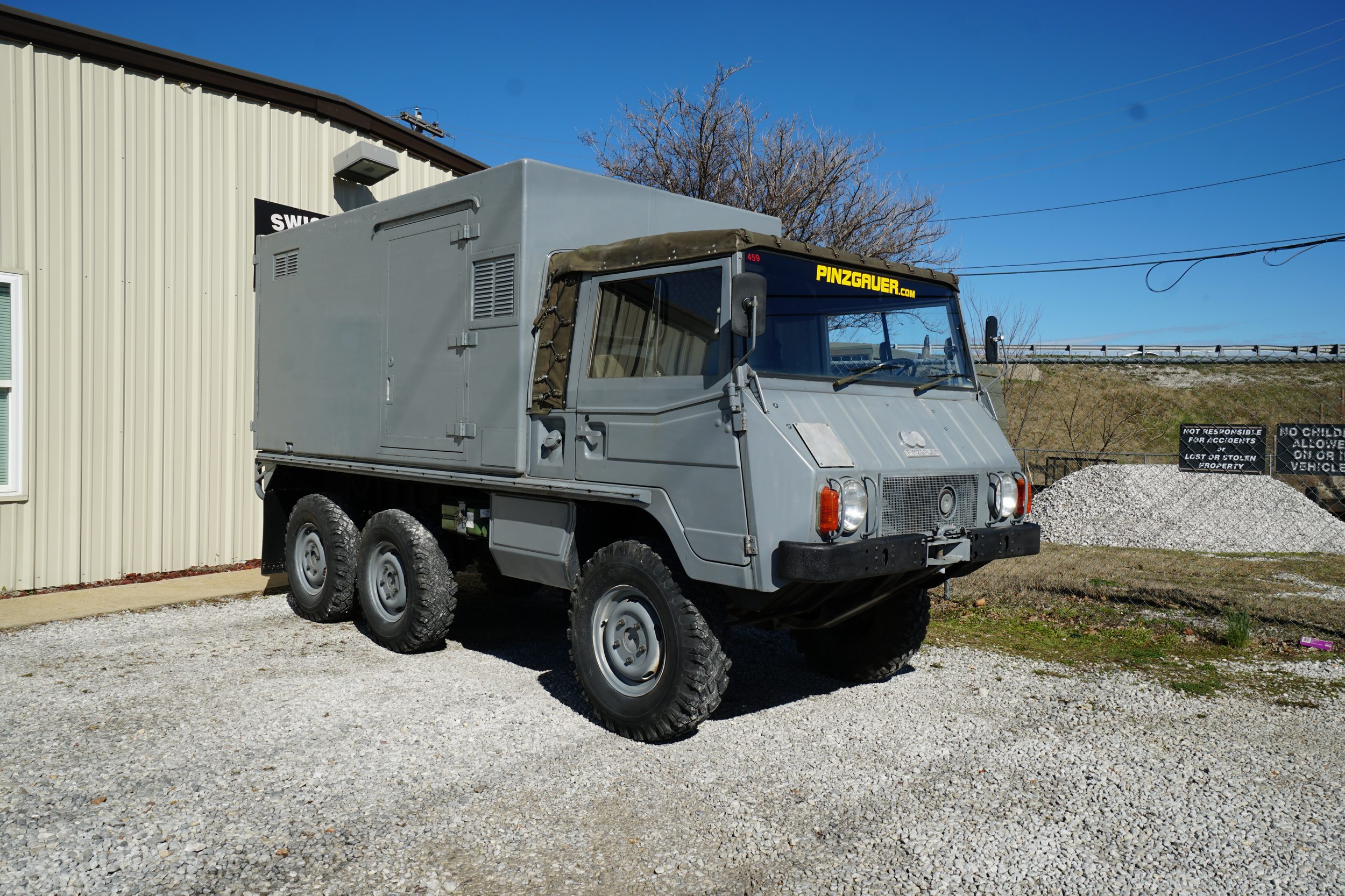 Former Swiss Army 712W Workshop Truck.  
Original ..
