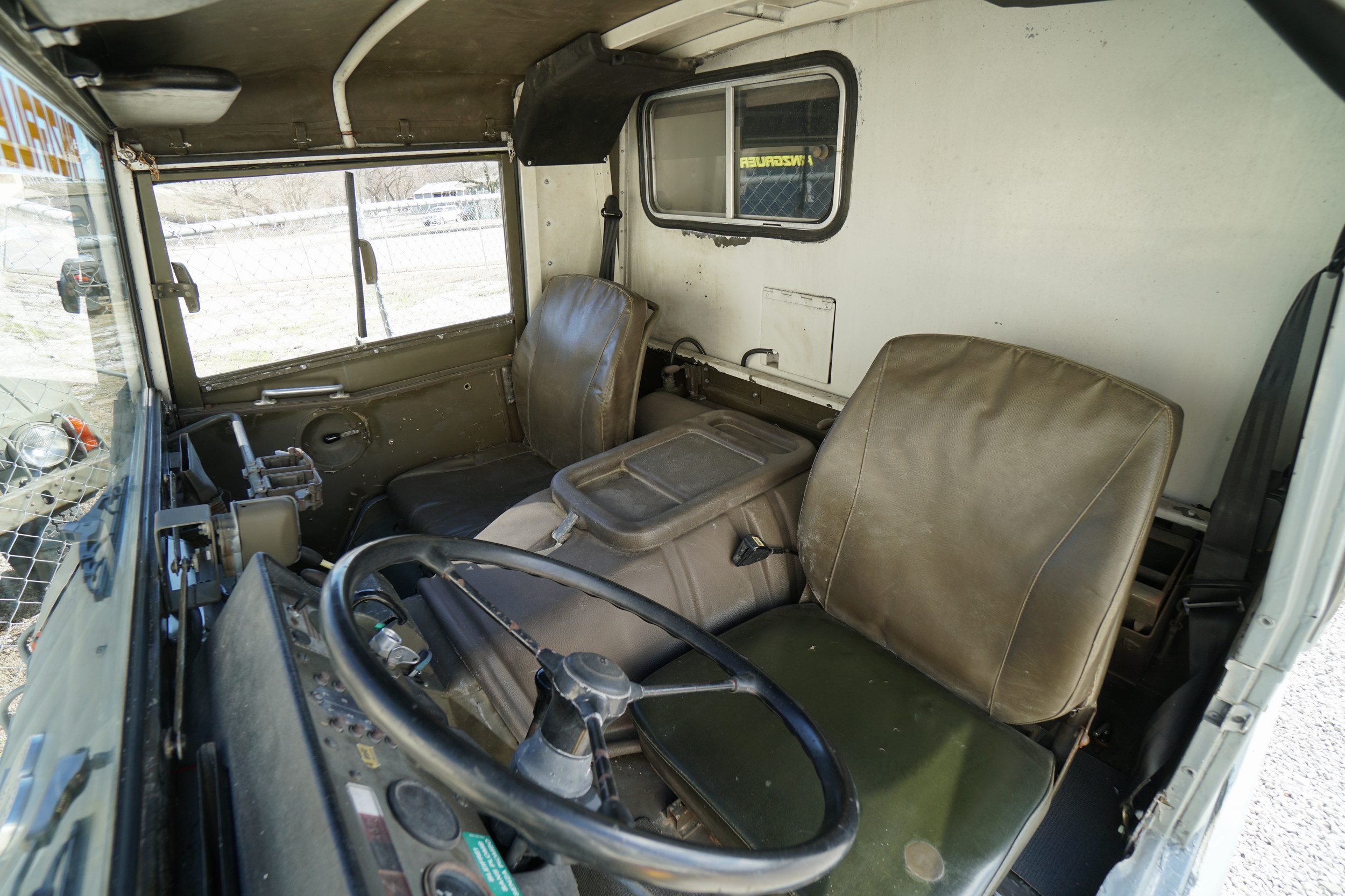 Former Swiss Army 712W Workshop Truck.  
Original ..