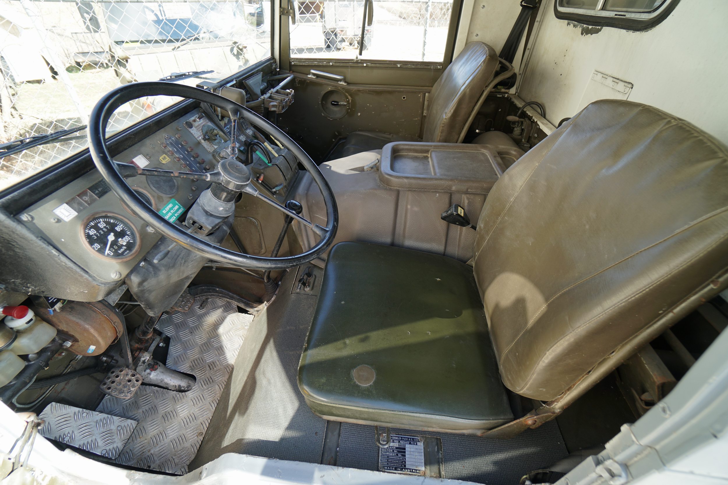 Former Swiss Army 712W Workshop Truck.  
Original ..