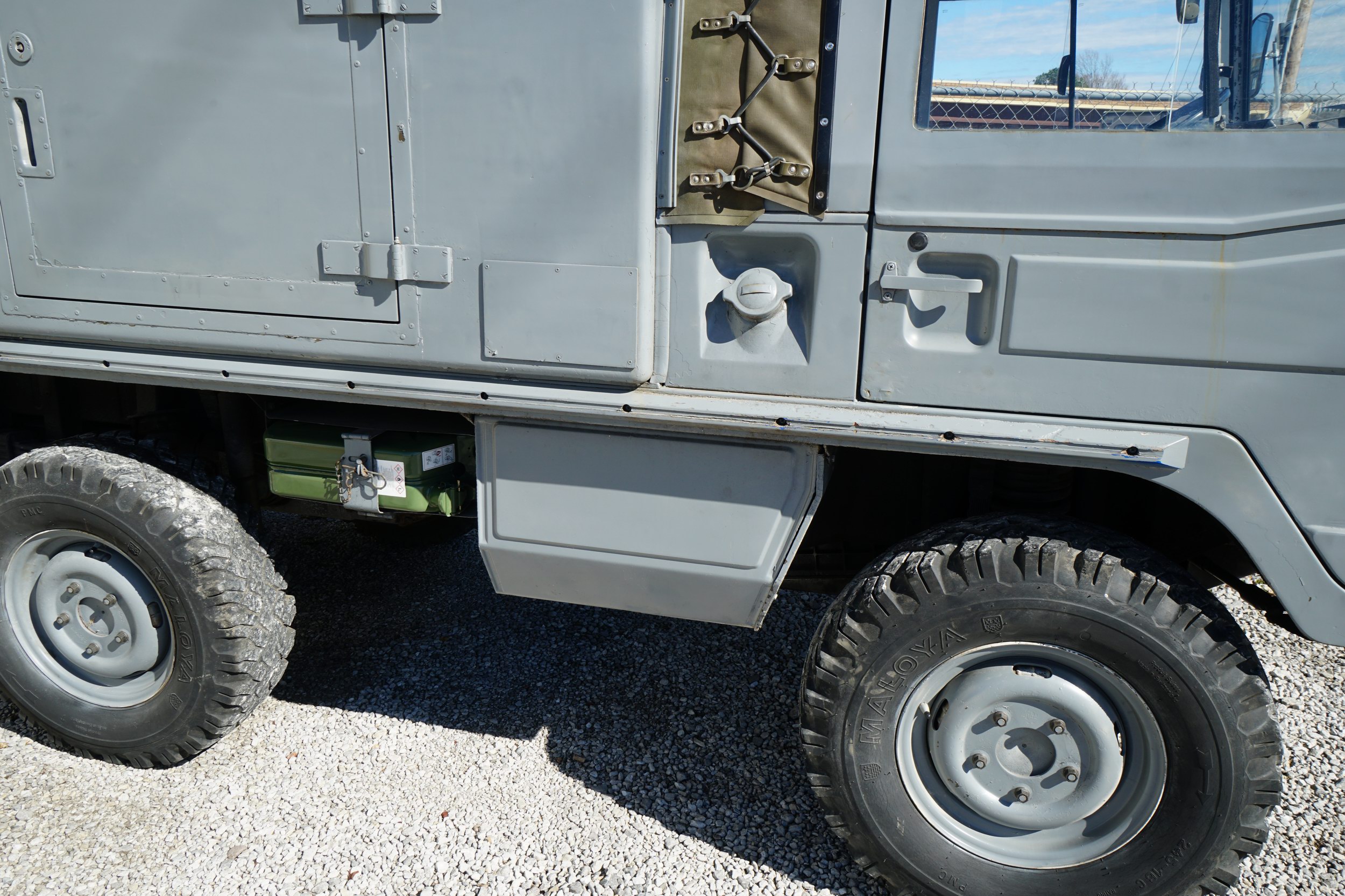 Former Swiss Army 712W Workshop Truck.  
Original ..