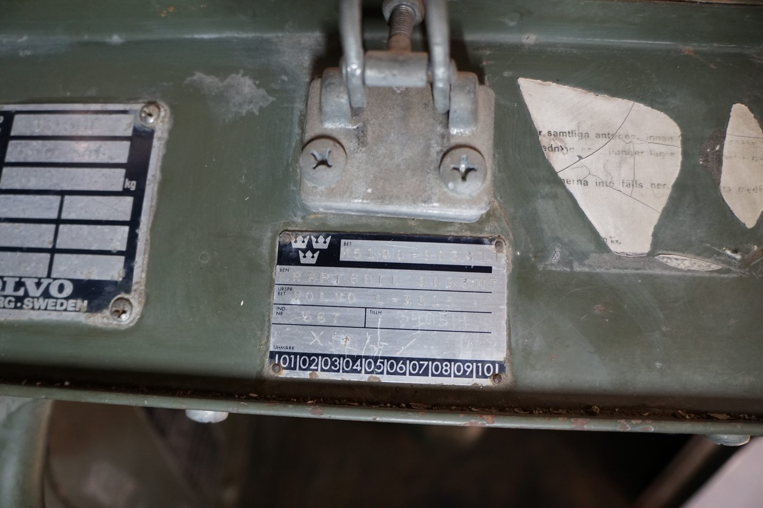 Volvo L3315  Radio Truck from Swedish Army  
The  ..