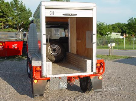 This Vehicle has an all aluminium box in the back. ..