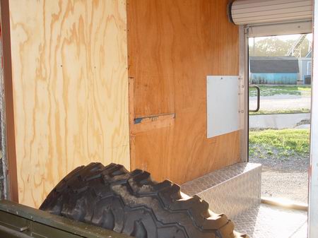 This Vehicle has an all aluminium box in the back. ..