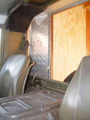 This Vehicle has an all aluminium box in the back. ..