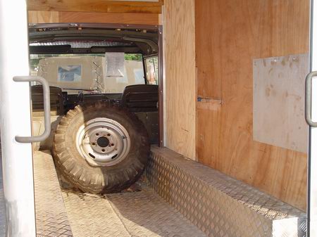 This Vehicle has an all aluminium box in the back. ..
