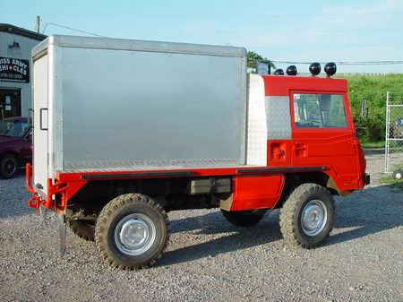 This Vehicle has an all aluminium box in the back. ..