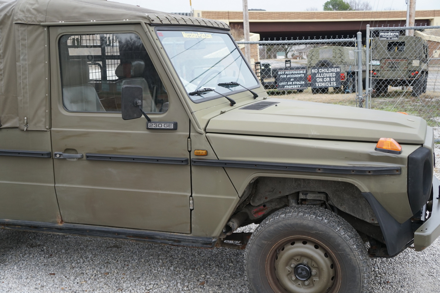 Original Mercedes 230GE  Swiss Army G Wagen for Sa ..
