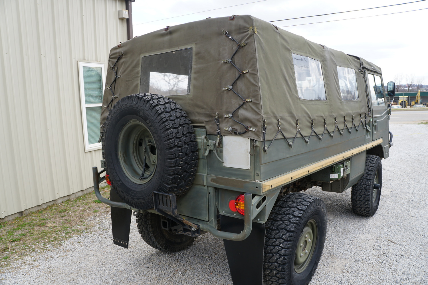 This is an original Swiss Army Troop Carrier 
Goo ..