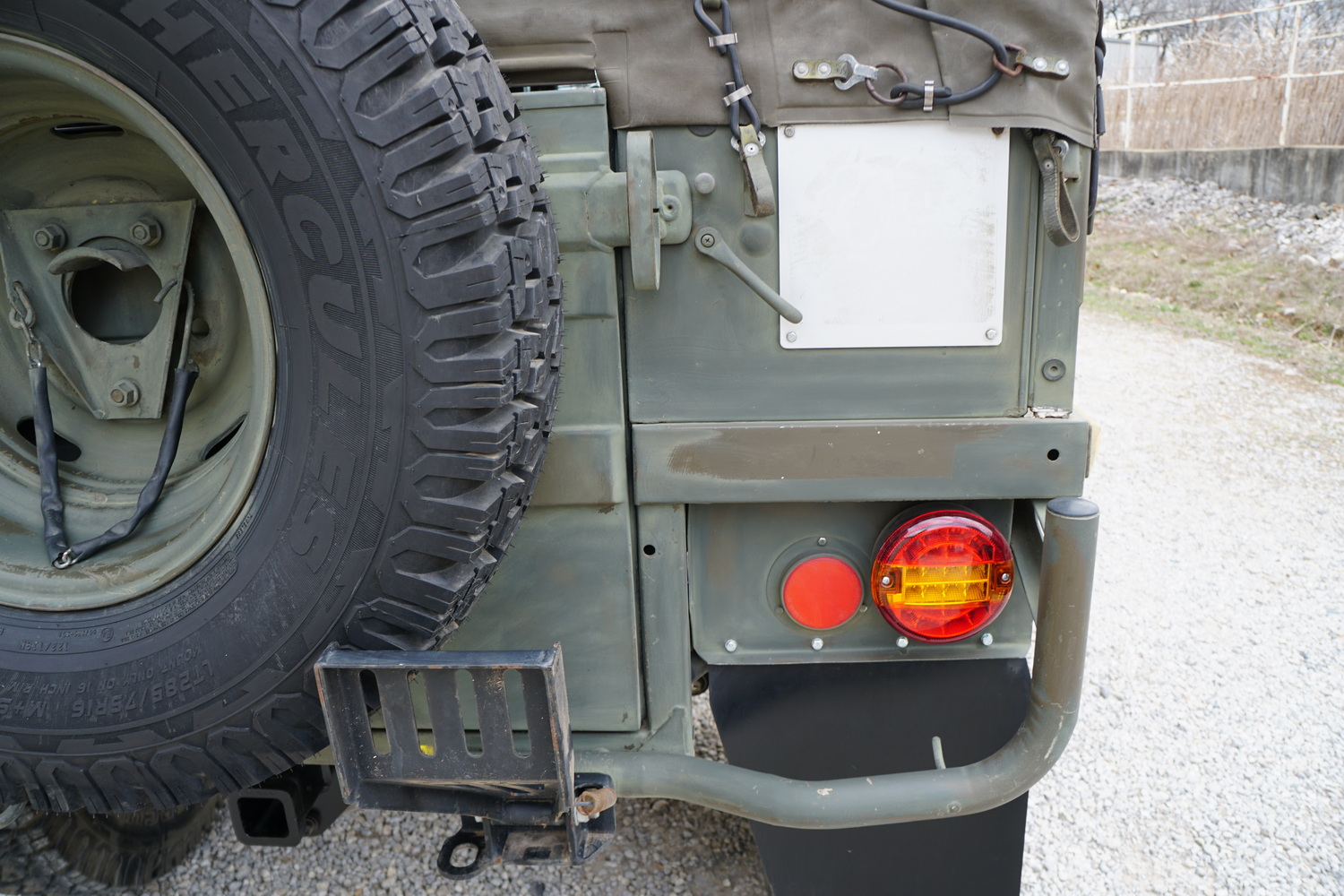 This is an original Swiss Army Troop Carrier 
Goo ..
