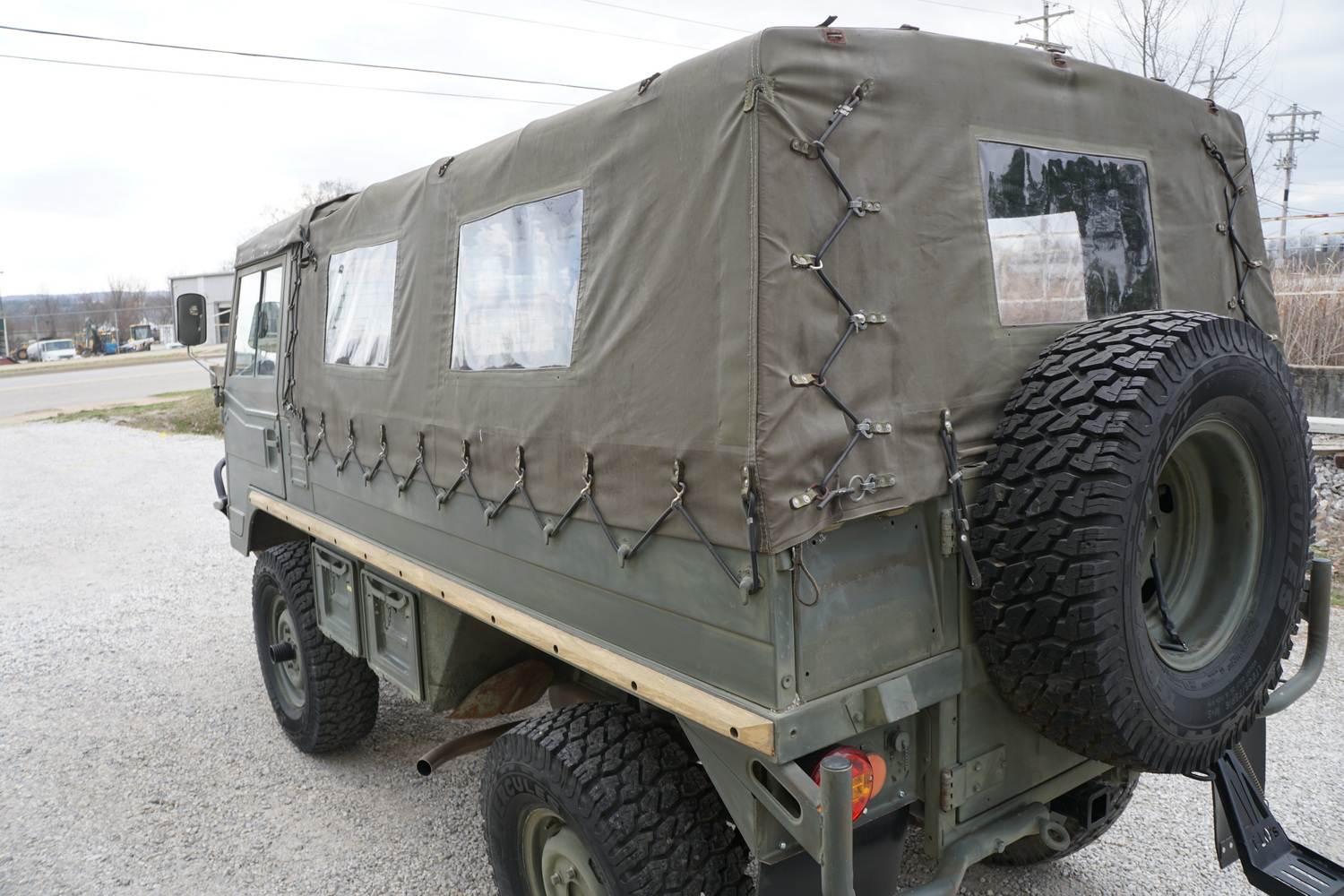 This is an original Swiss Army Troop Carrier 
Goo ..