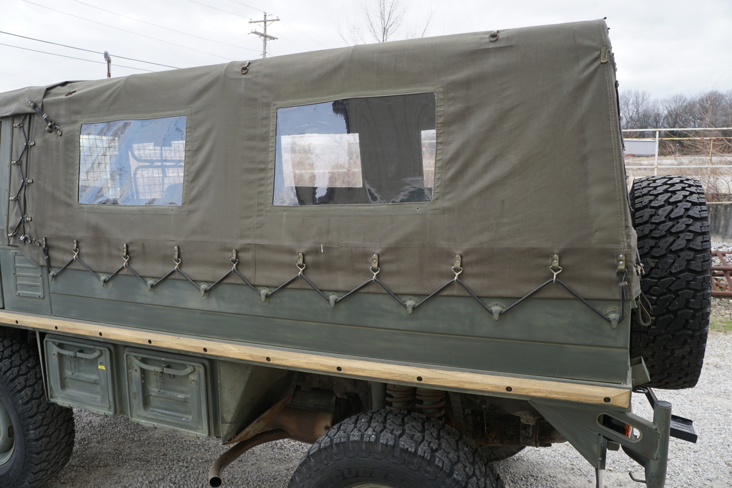 This is an original Swiss Army Troop Carrier 
Goo ..