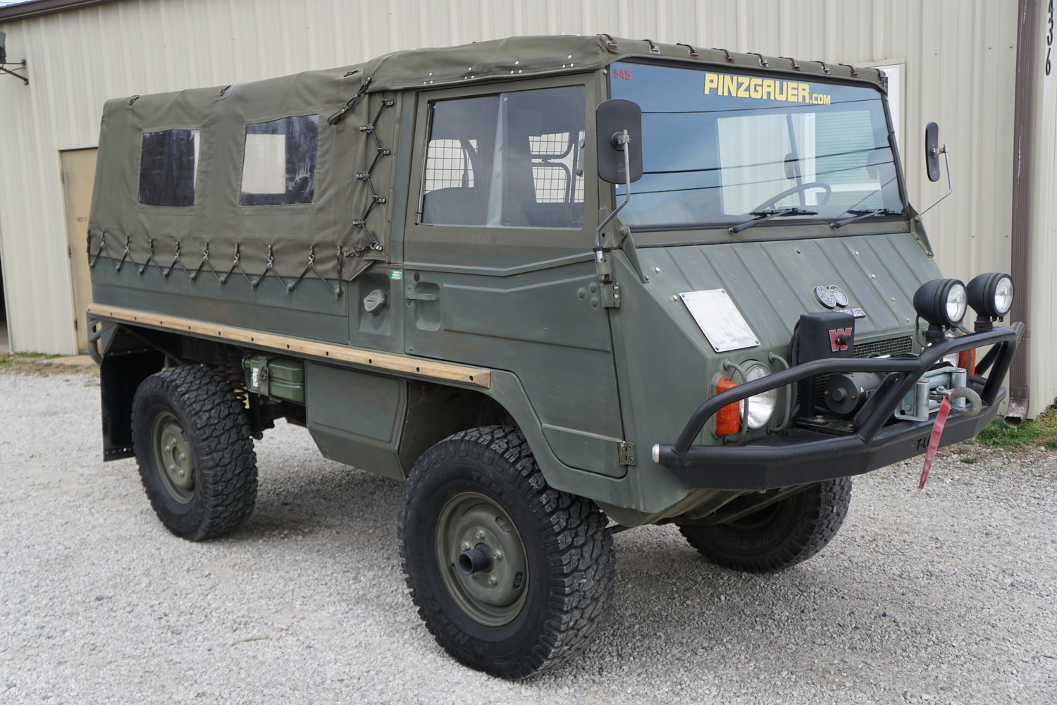 This is an original Swiss Army Troop Carrier 
Goo ..