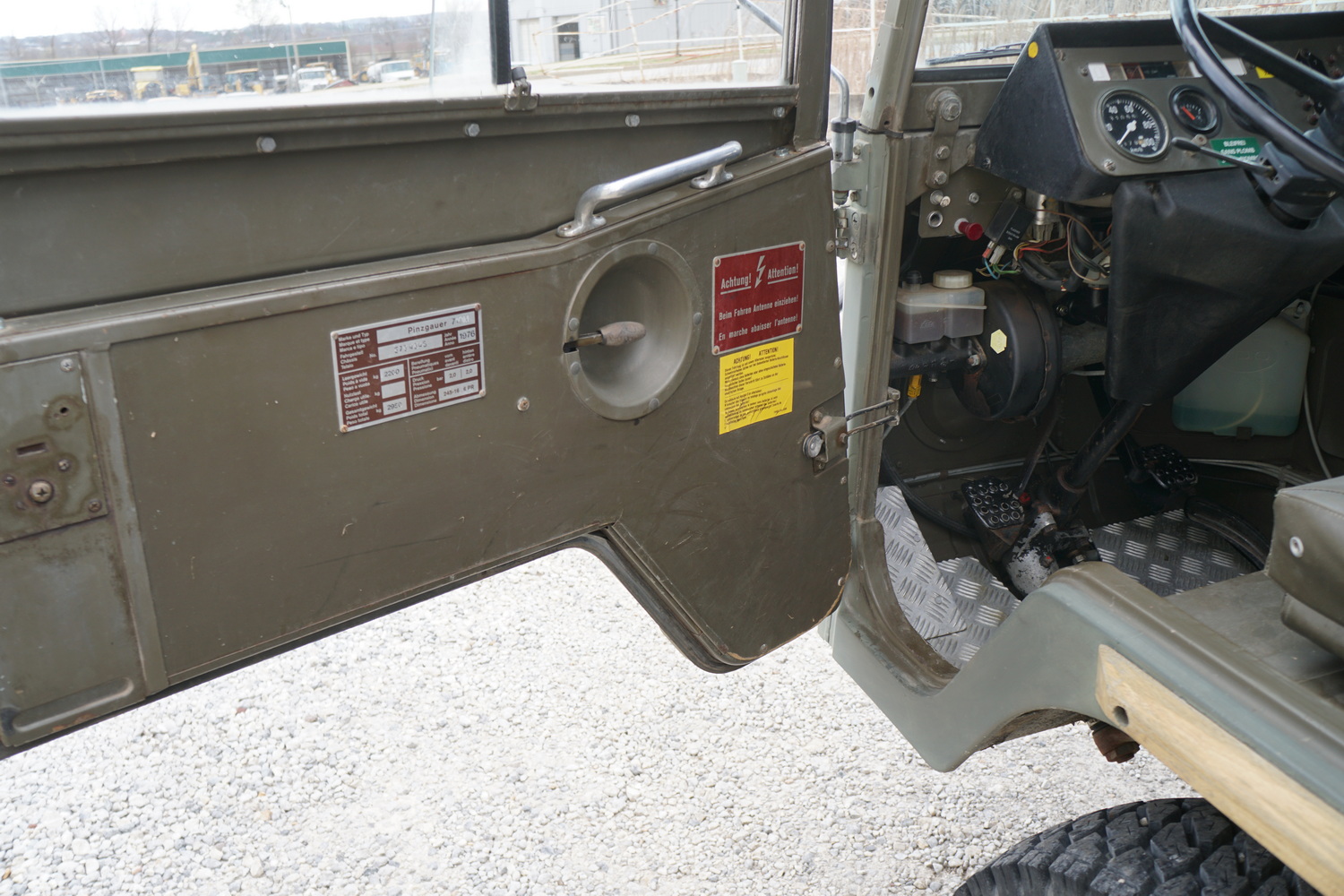 This is an original Swiss Army Troop Carrier 
Goo ..