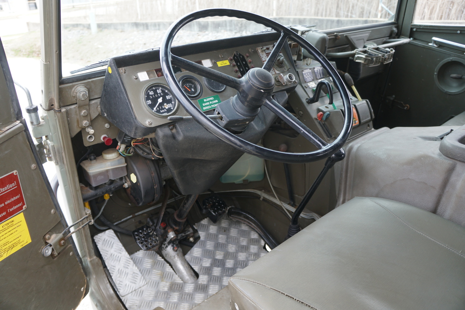 This is an original Swiss Army Troop Carrier 
Goo ..