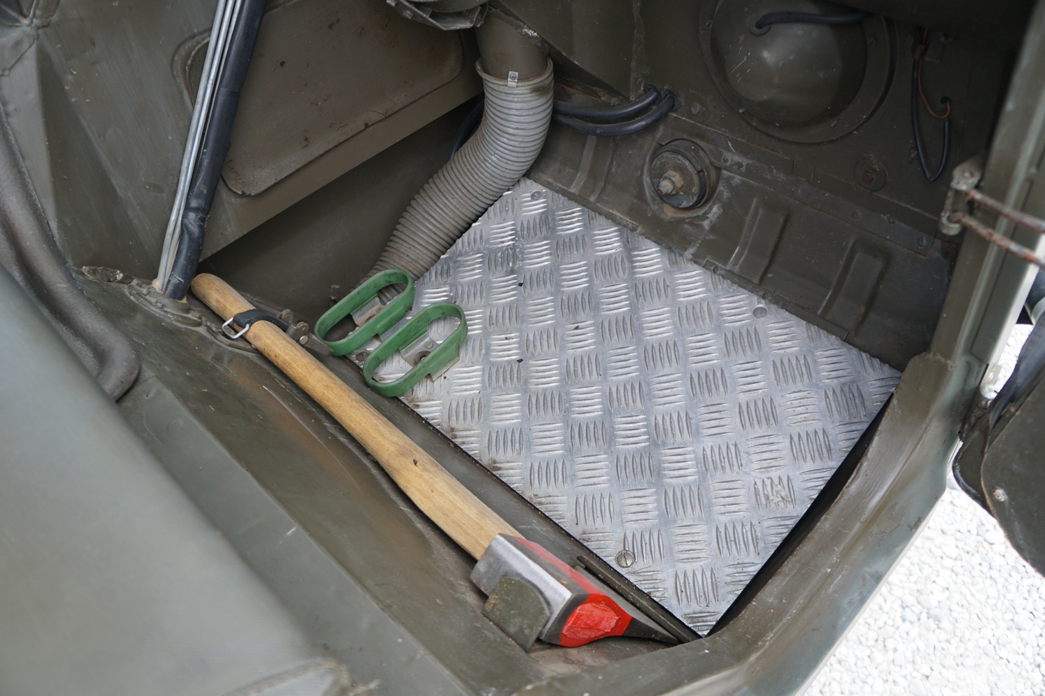 This is an original Swiss Army Troop Carrier 
Goo ..