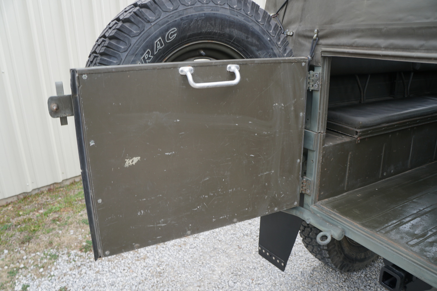 This is an original Swiss Army Troop Carrier 
Goo ..