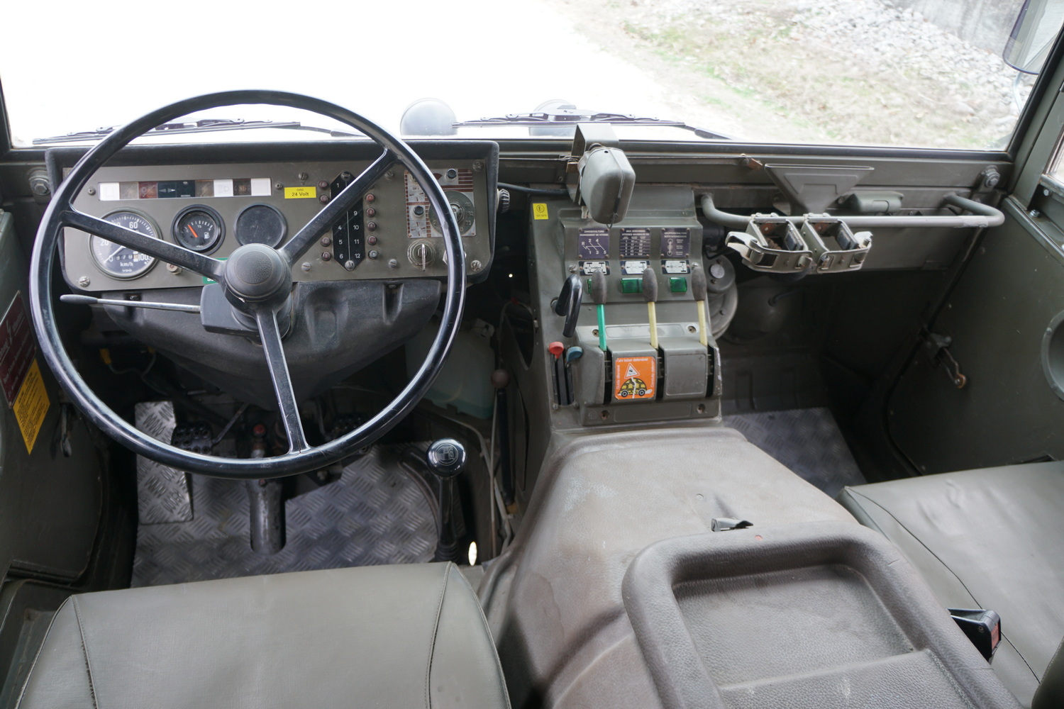 This is an original Swiss Army Troop Carrier 
Goo ..