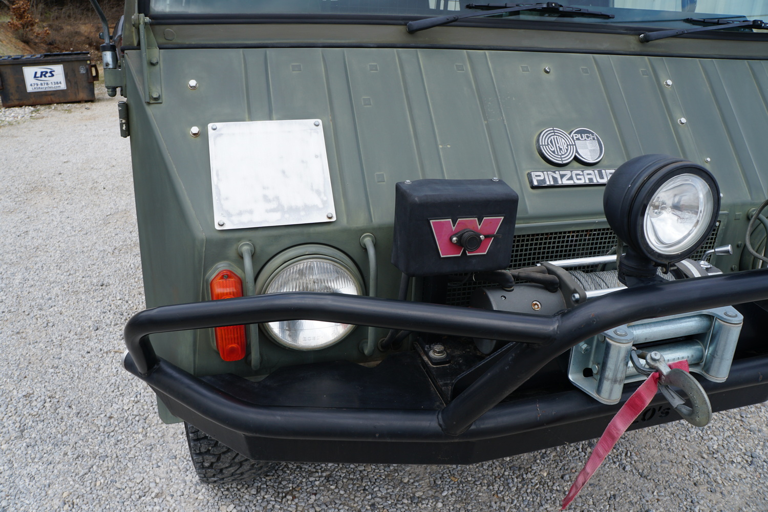 This is an original Swiss Army Troop Carrier 
Goo ..