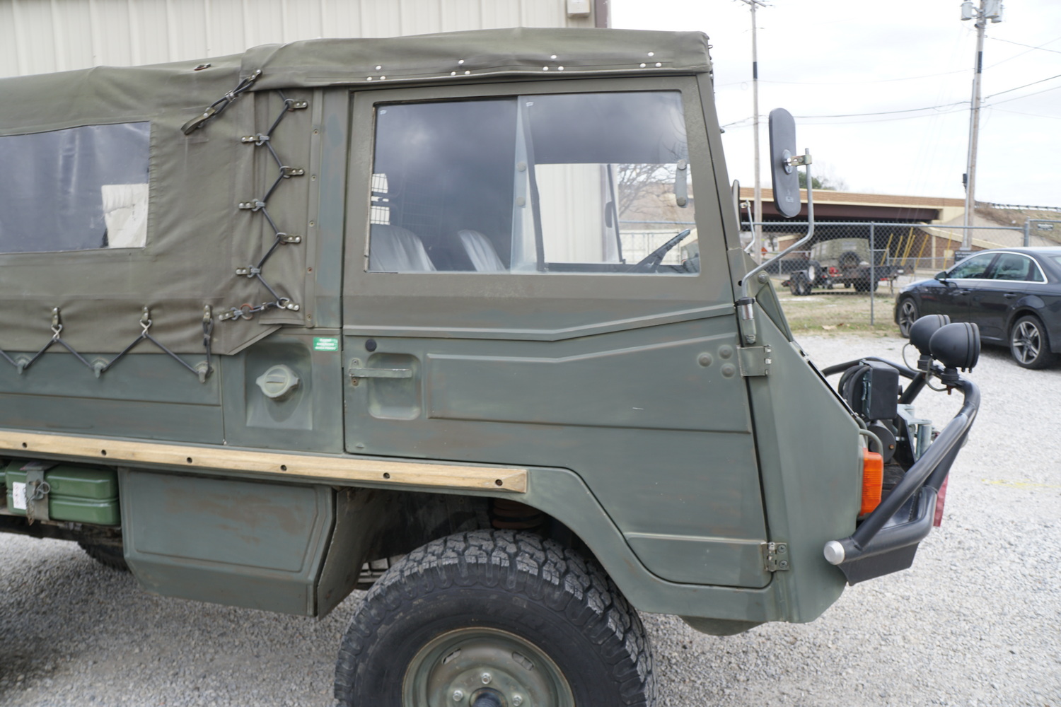 This is an original Swiss Army Troop Carrier 
Goo ..