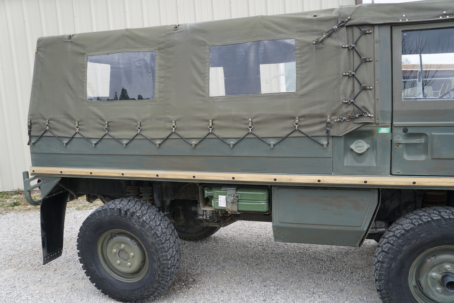 This is an original Swiss Army Troop Carrier 
Goo ..