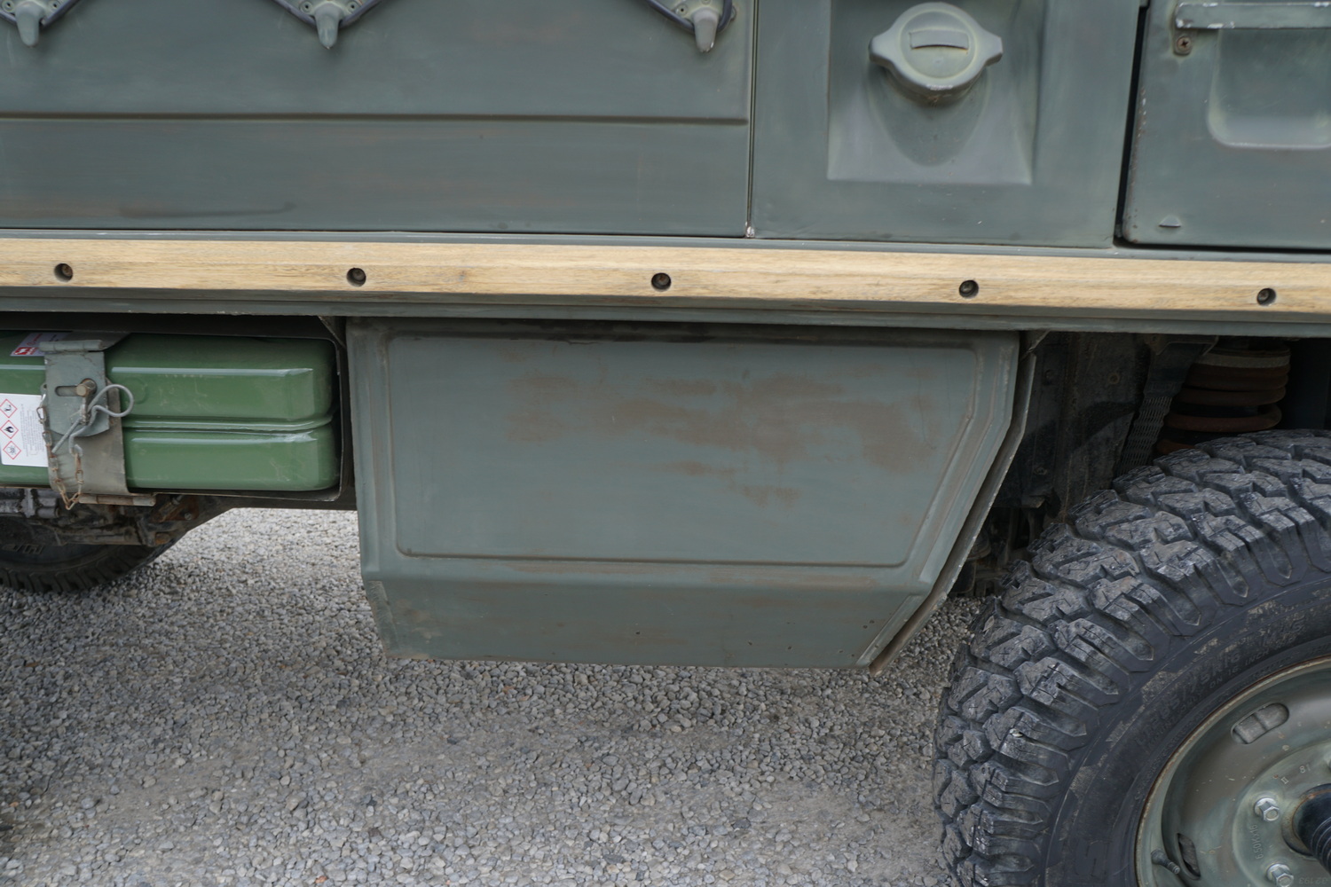 This is an original Swiss Army Troop Carrier 
Goo ..