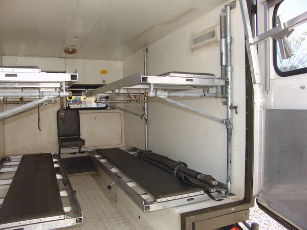 This is a Swiss Army Ambulance Check Pinzgauer S ..