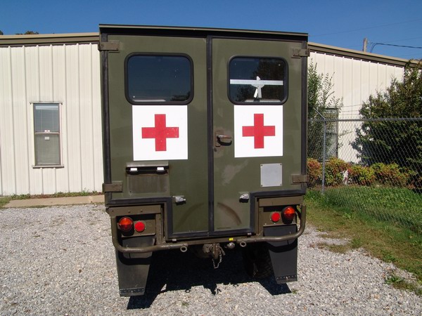 This is a Swiss Army Ambulance Check Pinzgauer S ..