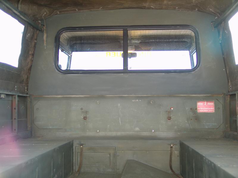 Custom front steel insulated Hardtop, Softtop in r ..