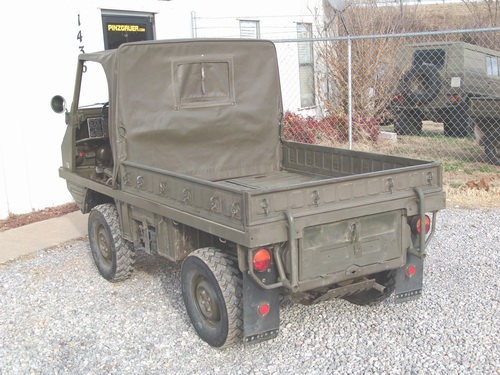 This is an all original Swiss Army Haflinger.
