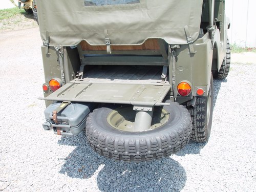 All original Swiss Army Jeep 
Tailgate, rear Seat, ..